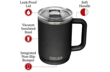 Image of CamelBak 16oz VSS Thrive Mug, Black, 16oz, 2984001050