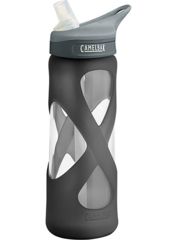 Image of CamelBak Eddy Glass 0.7L Water Bottle-Charcoal-24 oz