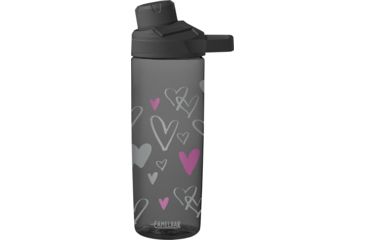 Image of CamelBak Chute Mag 600ml - Kid's, Sketched Hearts, 2100001160