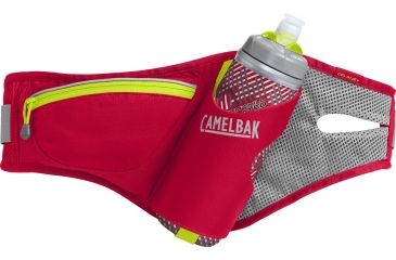 Image of CamelBak Delaney Belt, Crimson Red/Lime Punch, One Size, 1145603000