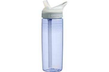 Image of CamelBak Eddy .6L Silver Blue Water Bottle 53352