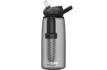 Image of CamelBak Eddy+ filtered by LifeStraw Watter Bottle w/ Tritan Renew, Charcoal, 1L / 32oz, 2550001001