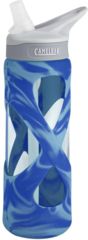Image of CamelBak Eddy Glass 0.7L Water Bottle-Blue/Aqua Swirl-24 oz