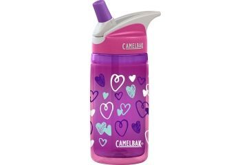 Image of CamelBak eddy Kids Insulated Water Bottle-Pink Hearts