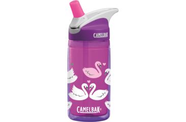 Image of CamelBak Eddy Kids Insulated Water Bottle, Purple Swans, 0.4L, 1305504040