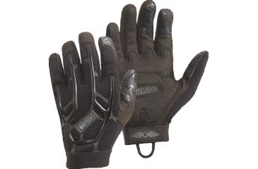 Image of CamelBak Impact Elite CT Synthetic Leather Gloves, Black w/ Logo, Extra Large MPELG05-11