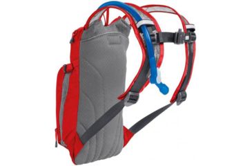 Image of CamelBak Mini M.U.L.E. Hydration Pack - Kids, Racing Red Check, 50oz, 1155602000