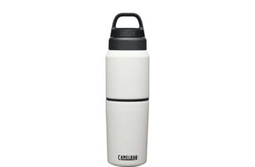Image of CamelBak MultiBev Insulated Stainless Steel Bottle/Cup, White/White, 17oz/12oz, 2412101051