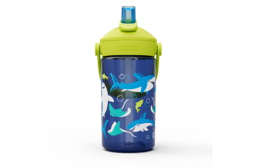 Image of CamelBak Thrive Flip Straw Kids, Sharks and Rays, .4L / 14 oz, 2860403041