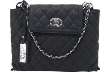 Image of Cameleon Coco Concealed Carry Purse-quilted Style Handbag Bl