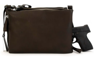 Image of Cameleon Iris Concealed Carry Purse-cross Body Style Brown 49148C