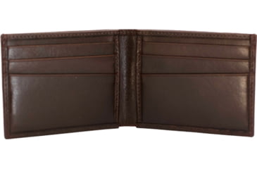 Image of Cameleon S&amp;w Men's Front Pockt Bi-fold Wallet Brown