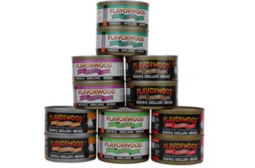 Image of Camerons Products Flavorwood Grilling Chips in Smoke Can, 12 Assorted, 2 EachApple, Cherry, Hickory, Mesquit 111969