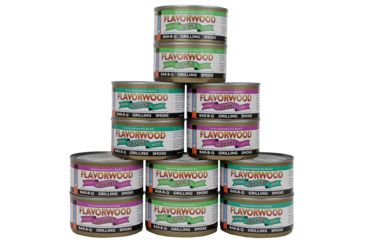 Image of Camerons Products Flavorwood Grilling Chips in Smoke Can, 12 Assorted, 4 Each, Apple, Hickory-Mesquite 111970