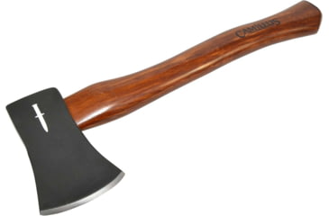 Image of CrossFire American Hickory Hatchet Axe, 14 in Blade, Carbon Steel, Plain, 19345