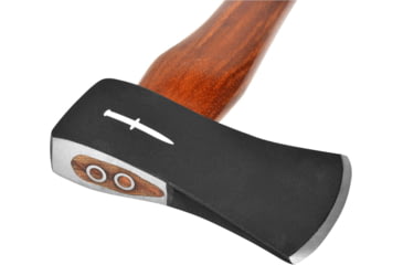 Image of CrossFire American Hickory Hatchet Axe, 14 in Blade, Carbon Steel, Plain, 19345