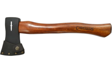 Image of CrossFire American Hickory Hatchet Axe, 14 in Blade, Carbon Steel, Plain, 19345