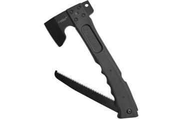 Image of Camillus Knives Camtrax Hatchet/Saw Axe, 7in, Stainless Steel, Standard Edge, Black, Synthetic Handle CM19142