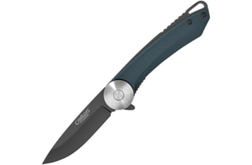 Image of Camillus Knives Cirque Linerlock Slate Folding Knife, 2.75 black Carbonitride Titanium coated AUS-8 sta, Slate blue G10 handle, 19641