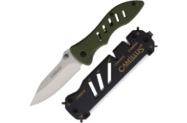 Image of Camillus Knives Field Linerlock/SharpenerCombo, CM19386