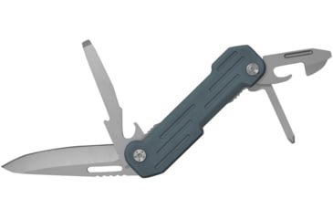 Image of Camillus Knives Pocket Block Multi Tool Slate, 2.5 titamium bonded 420 stainless blade, Blue G10 handle, 19658