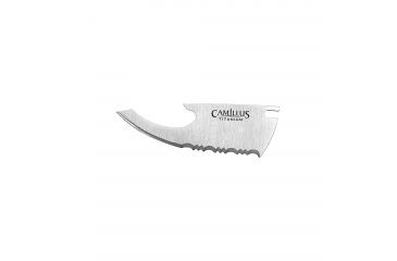 Image of Camillus Knives TigerSharp Titanium Bonded Replacement Blades, For Folding Knives, 2-Pk, Serrated 196195