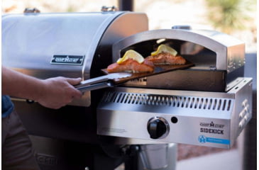 Image of Camp Chef 14inX16in Italia Artisan Pizza Oven Accessory, Black/Silver, PZ30