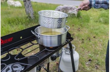 Image of Camp Chef Aluminum Fry Pot Set, Silver, DP10