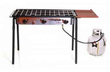 Image of Camp Chef Big LP Gas Grill, 608Sq. inch. Cooking Area, 3 Burner, Red SPG90BCC