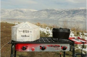Image of Camp Chef Big LP Gas Grill, 608Sq. inch. Cooking Area, 3 Burner, Red SPG90BCC