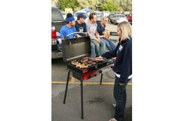 Image of Camp Chef Big LP Gas Grill, 608Sq. inch. Cooking Area, 3 Burner, Red SPG90BCC