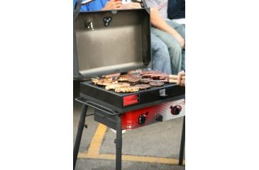 Image of Camp Chef Big LP Gas Grill, 608Sq. inch. Cooking Area, 3 Burner, Red SPG90BCC