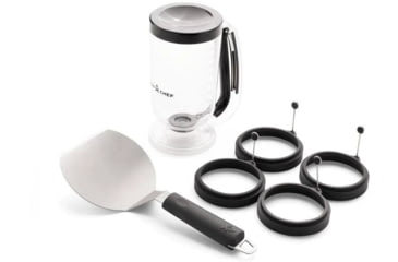 Image of Camp Chef Breakfast Kit, 6 Pc Griddle Accessory, Stainless Steel, BFSET6