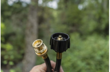 Image of Camp Chef Bult Tank Hose Adapter, Black, HRDSP