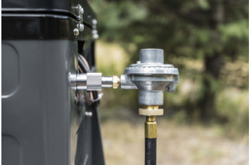 Image of Camp Chef Bult Tank Hose Adapter, Black, HRDSP