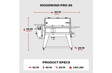 Image of Camp Chef Woodwind Pro Wifi 36 Pellet Grill