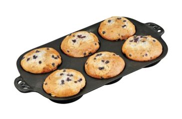 Image of Camp Chef Cast Iron Muffin Top Pan, Black CIGT6