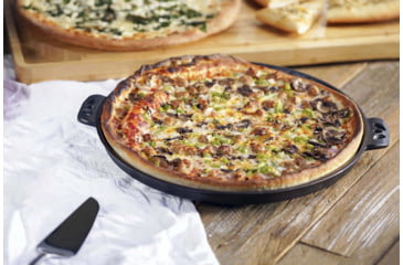 Image of Camp Chef Cast Iron Pizza Pan, 14in Diameter, Black, CIPZ14