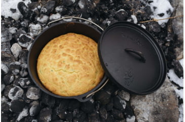 Image of Camp Chef Classic 10in Seasoned Cast Iron Dutch Oven, Dutch Oven 4quart, 10in Diameter, Black, SDO10