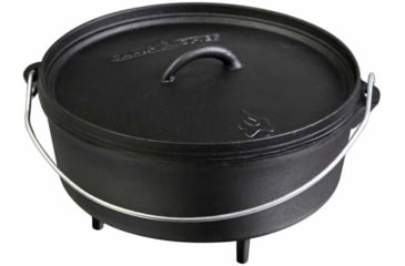 Image of Camp Chef Classic 12in Cast Iron Dutch Oven, Dutch Oven 6quart, 12in Diameter, Black, SDO12