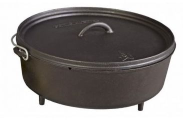 Image of Camp Chef Classic 14in Seasoned Cast Iron Dutch Oven, Dutch Oven 8 Quart, 14in Diameter, SDO14