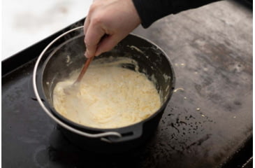 Image of Camp Chef Deluxe Seasoned Cast Iron Dutch Oven, 0.75quart Dutch Oven, Black, DO5