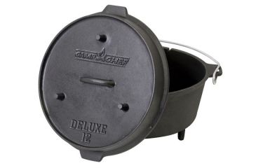 Image of Camp Chef Deluxe Seasoned Cast Iron Dutch Oven, 9.33quart Dutch Oven DO12CC