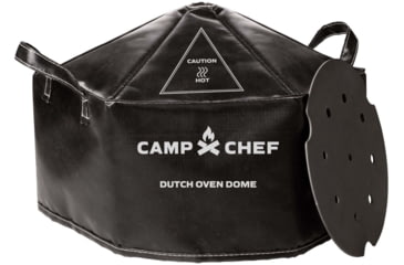 Image of Camp Chef Black Dutch Oven Dome &amp; Heat Diffuser Plate, Black, DOCOVERB