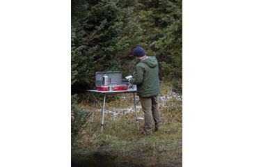 Image of Camp Chef Everest 2 Burner Stove, Red/Silver, MS2HP