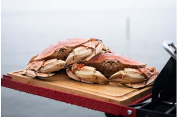 Image of Camp Chef Folding Side Shelves, 2-pack, Fits Most 14in Stoves, Red, LS60P