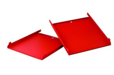 Image of Camp Chef Folding Side Shelves, 2-pack, fits most 14in stoves, Red LS60P