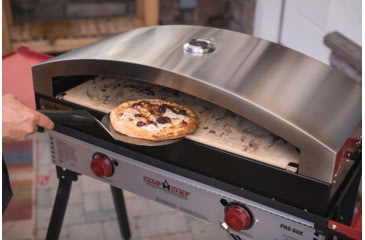 Image of Camp Chef Italia Artisan Outdoor Pizza Oven Accessory w/ Door, Silver, 14x32in, PZ60D