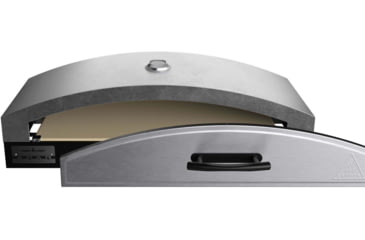 Image of Camp Chef Italia Artisan Outdoor Pizza Oven Accessory w/ Door, Silver, 14x32in, PZ60D