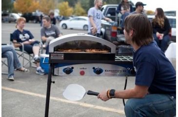 Image of Camp Chef Italia Artisan Outdoor Pizza Oven, White/Black PZ90